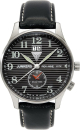 Junkers 6640-2 Dual Time Herren Uhr Leder Quarz